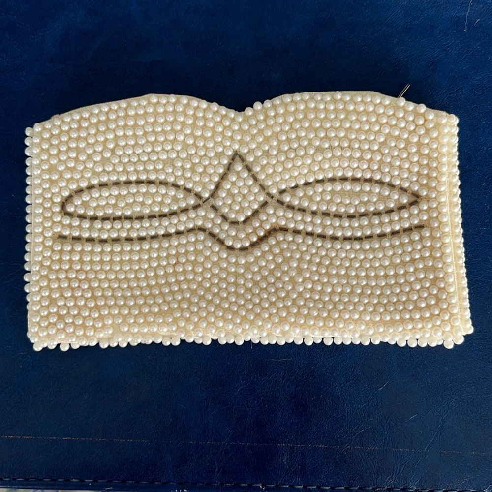 MCM Vintage Beaded Evening Purse/ Wallet